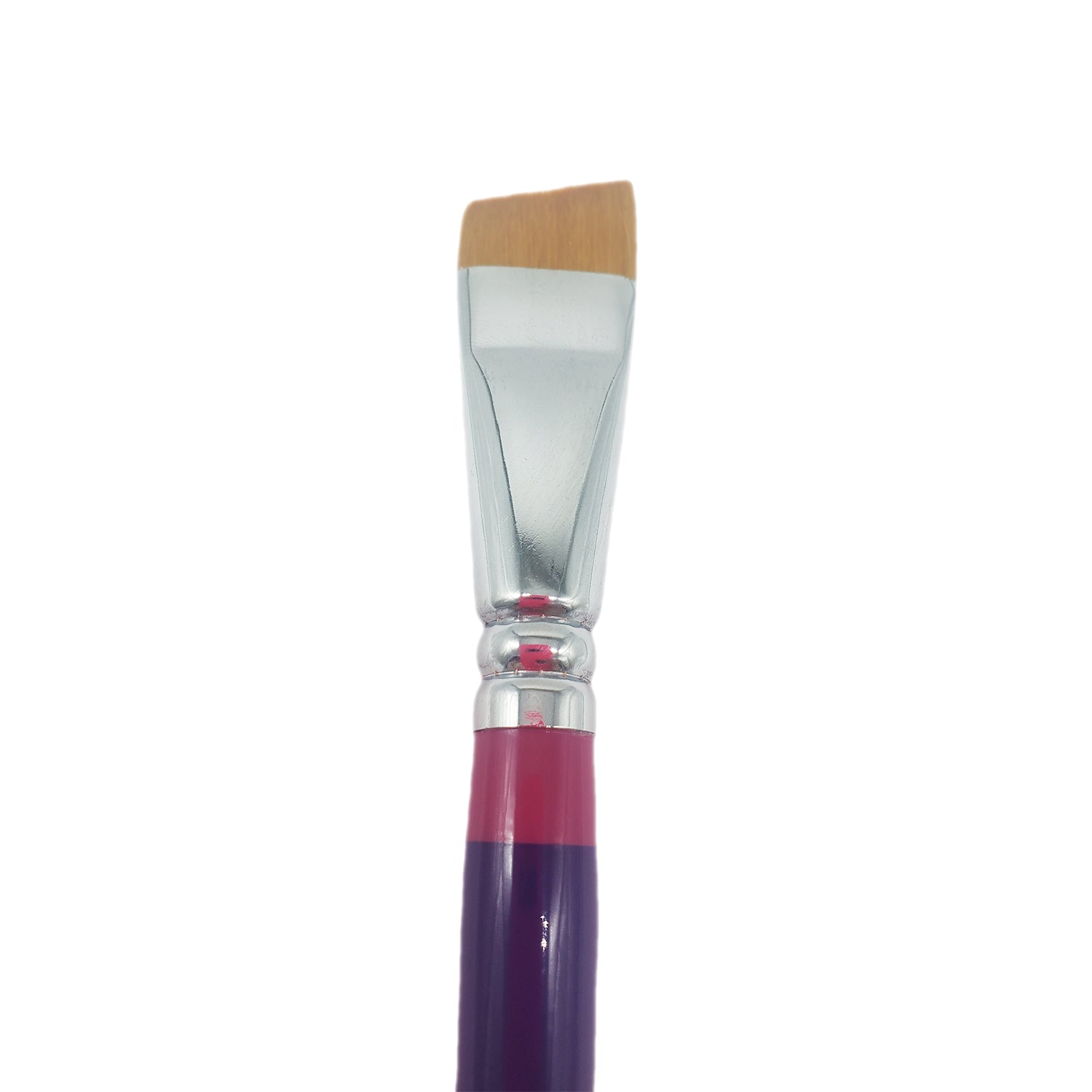 Impact Angle (425) Face Painting Brush - Butterfly Angle 2 (3/4"), Short Bristle Length
