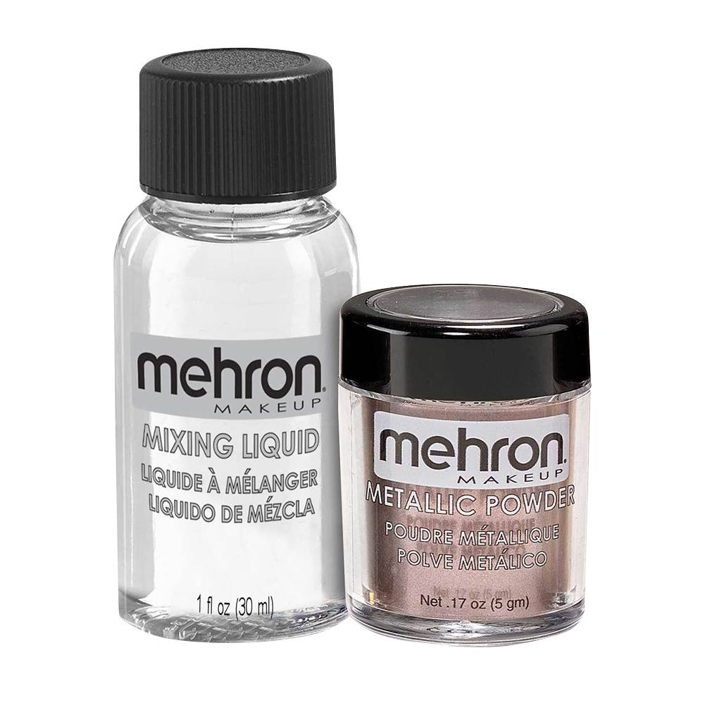 Mehron Glitter Powder Set - Lavender And Mixing Liquid