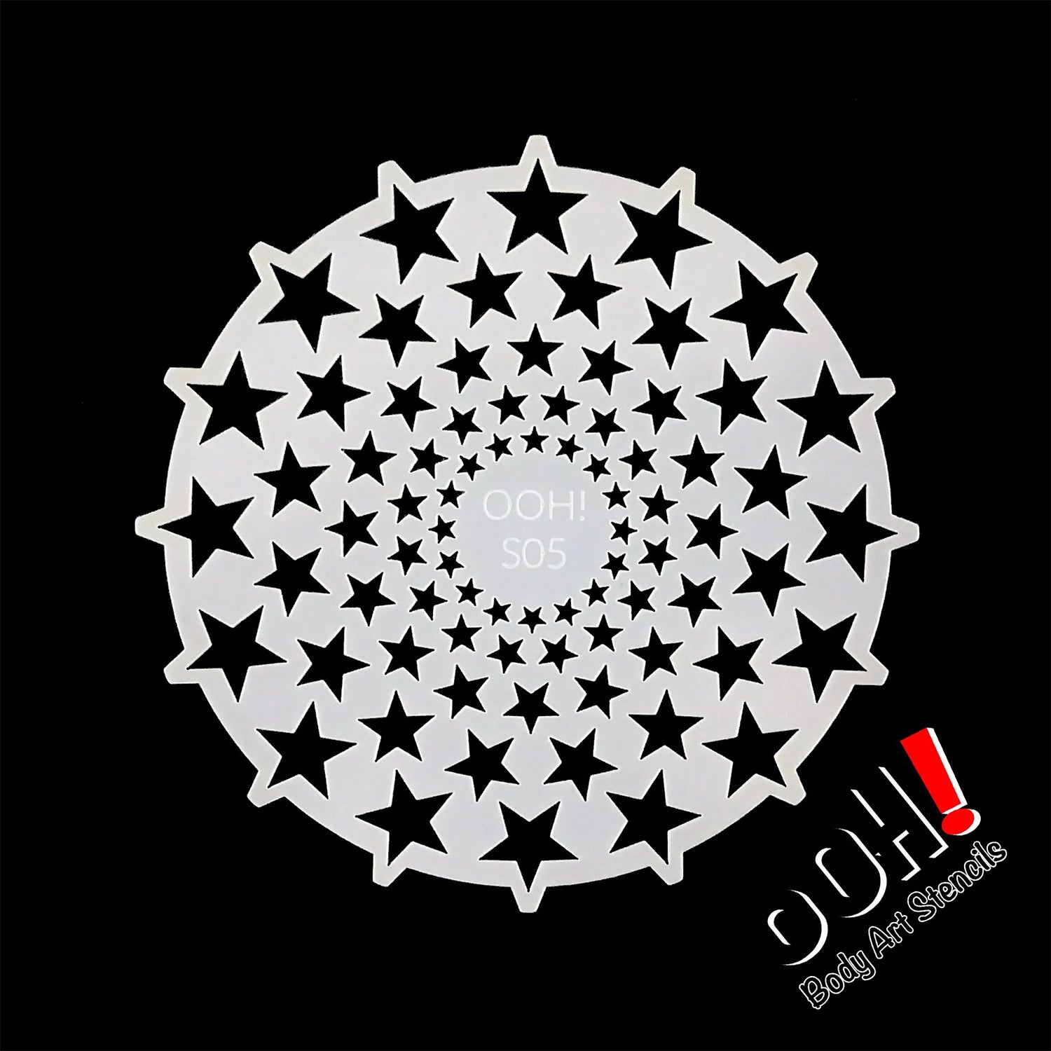 Ooh! Sphere Stencil - Stars