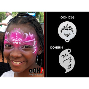 Ooh! Flip Stencil - Unicorn