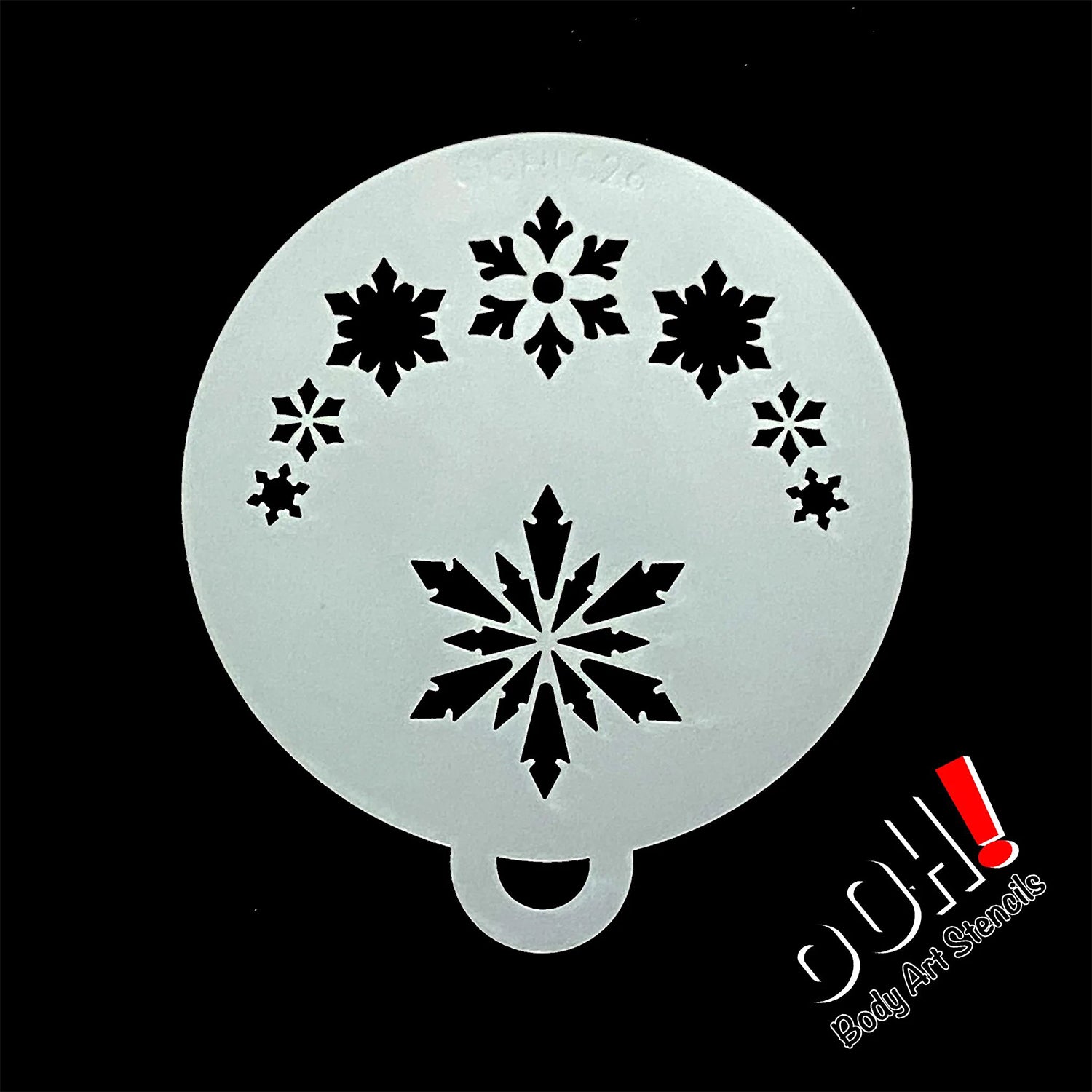 Ooh! Flip Stencil - Frozen Snowflake 2