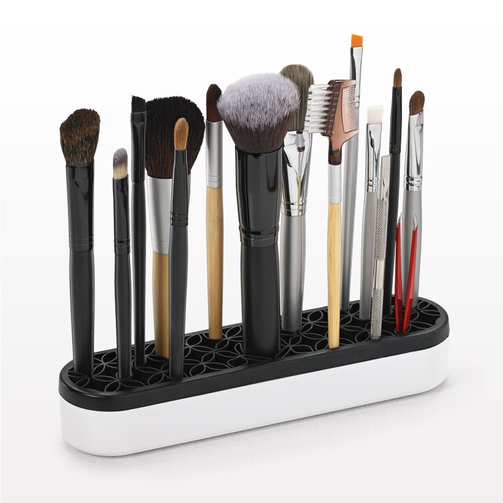 Qosmedix Beauty Tool Organizer (Black & White)