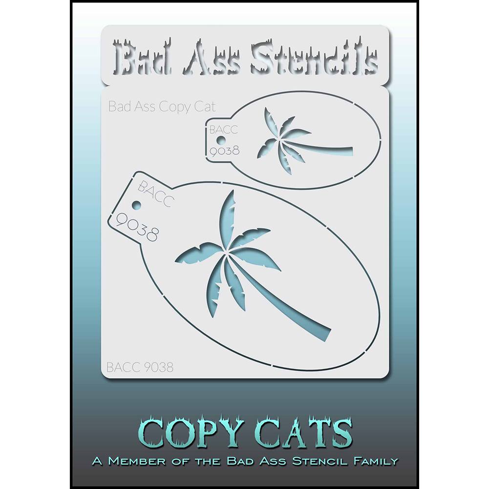 Bad Ass Copy Cat Stencil - Palm Tree - BACC 9038