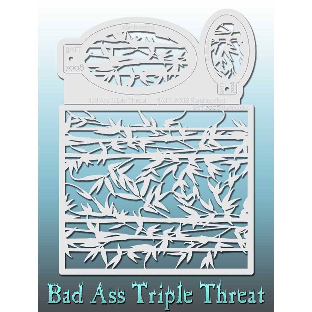 Bad Ass Triple Threat Stencil - Bamboozled 7008