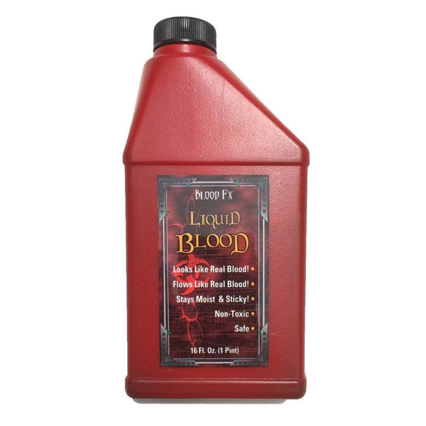 SilverRain Studio Bottle Of Blood (16 oz/473 ml): Facepaint.com