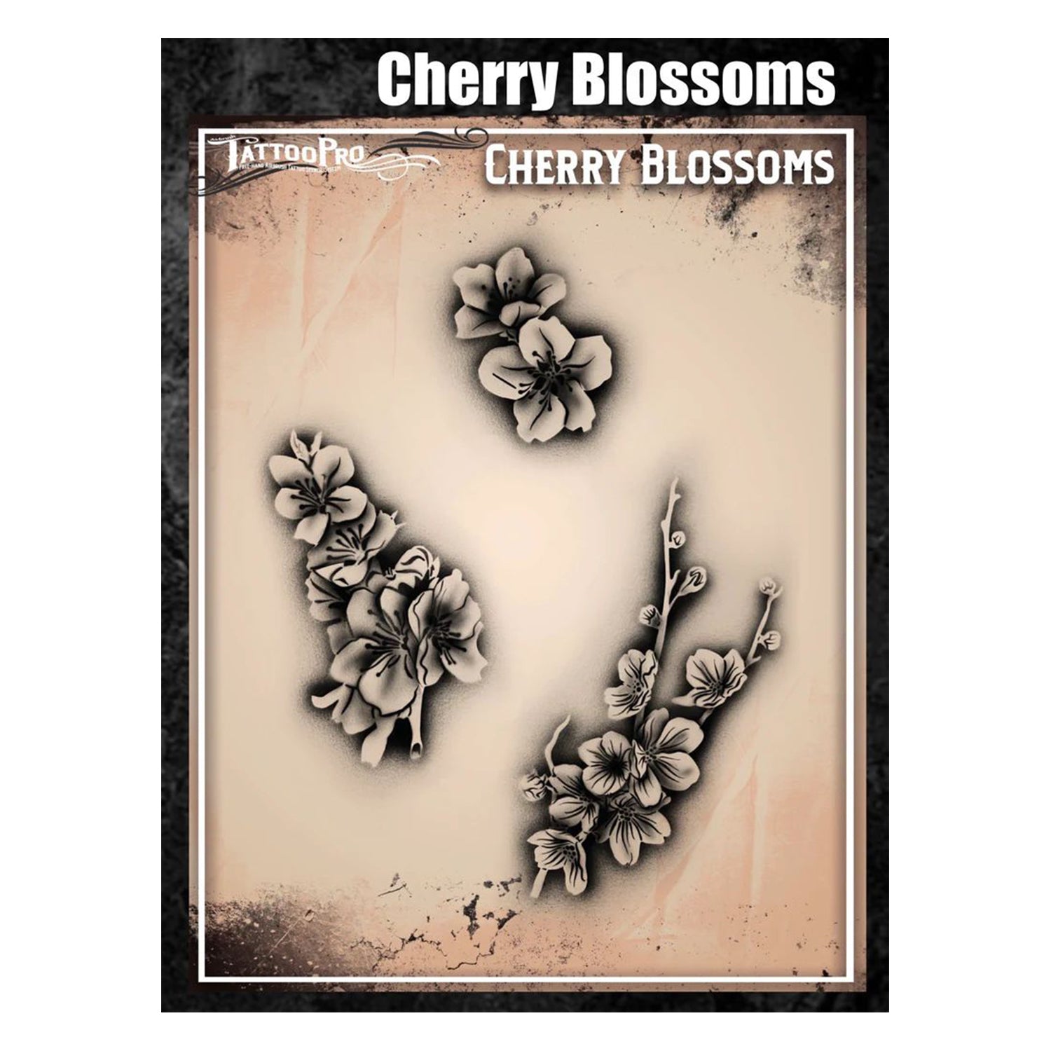 Tattoo Pro Stencils - Cherry Blossoms