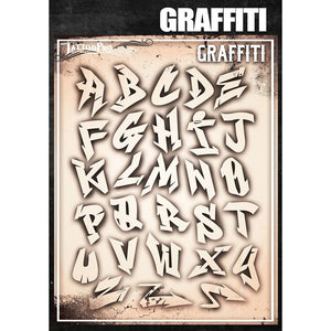 Tattoo Pro Font Stencils - Graffiti letters Set