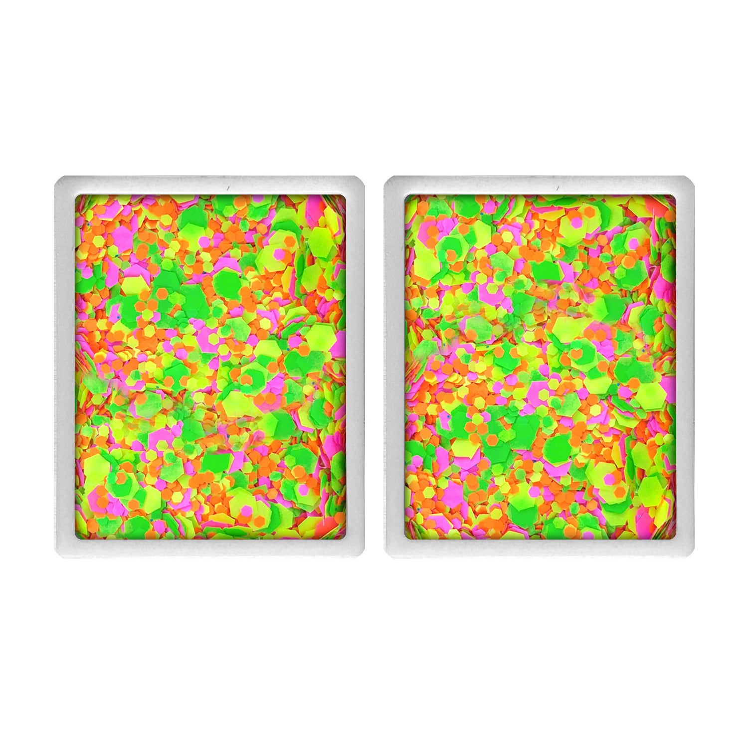 Vivid Gleam Glitter Cream Palette Refill - Ignite