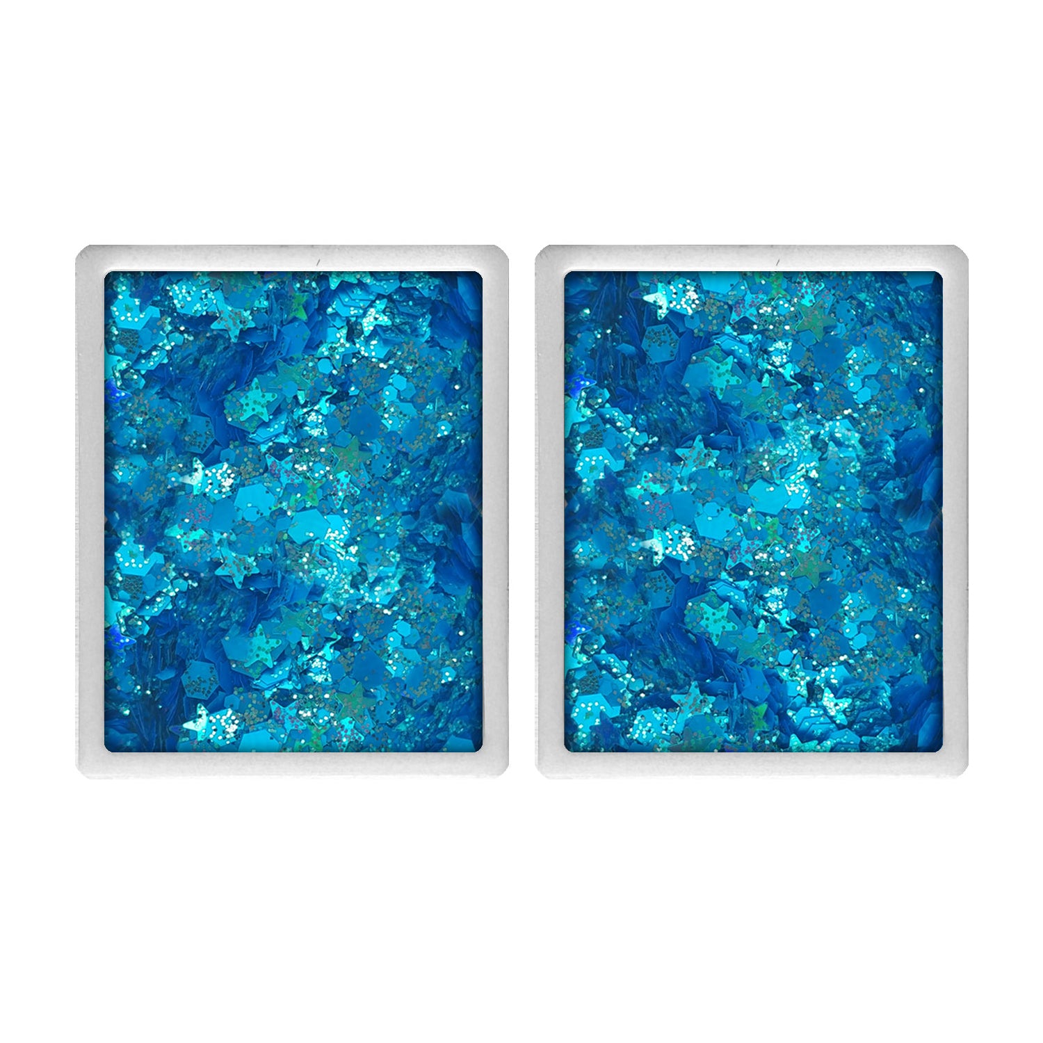 Vivid Gleam Glitter Cream Palette Refill - Sapphire