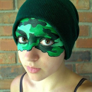 Camoflauge Mask Design and an Intro to Tints and Shades!