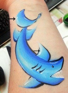 How to Paint a One-Stroke Shark