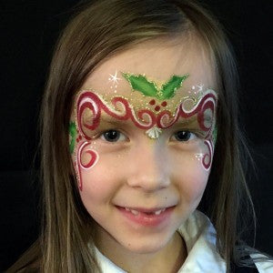 Holly Fairy Mask Tutorial for Face Painting