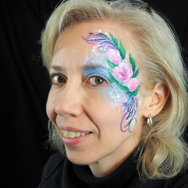 Lace and Flowers Eye Design Tutorial by Beth MacKinney