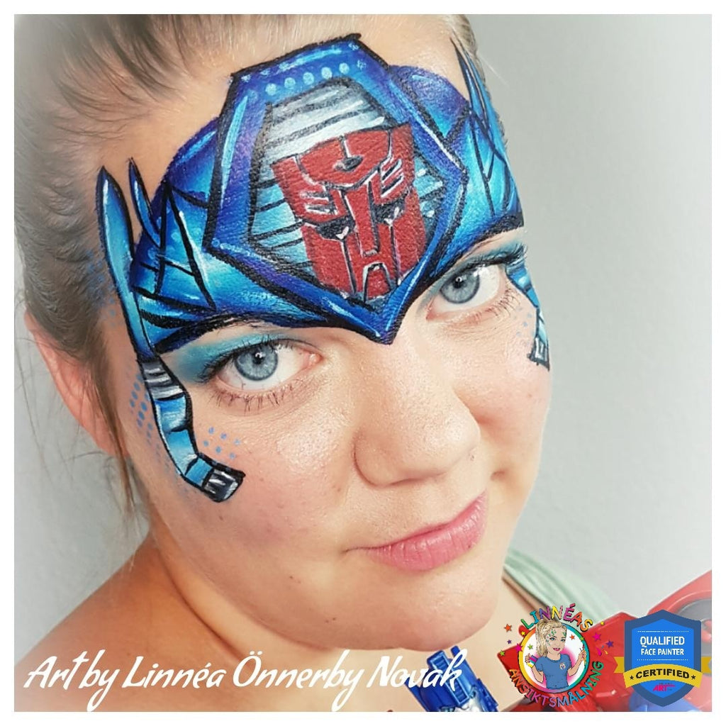 Transformers Face Stencil