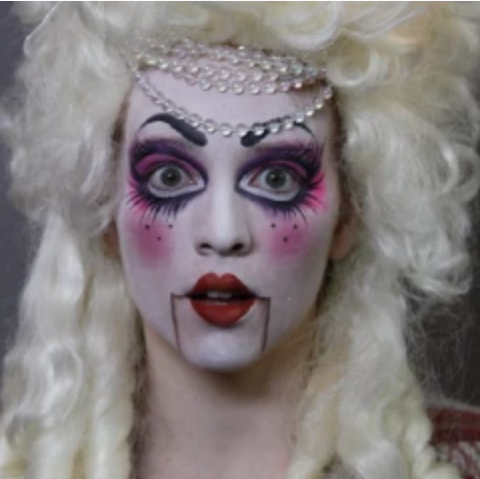 Video: Doll Face Paint Video Tutorial by Athena Zhe