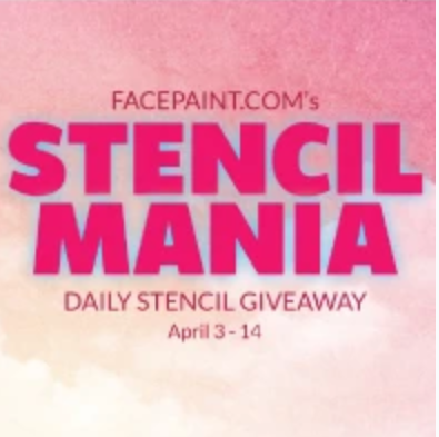 STENCIL MANIA - Daily Stencil Giveaway! 12 Winners - One Daily!