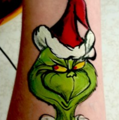 How to Face Paint the Grinch Who Stole Christmas