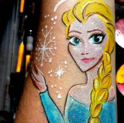 How to Paint an Elsa Cheek Art