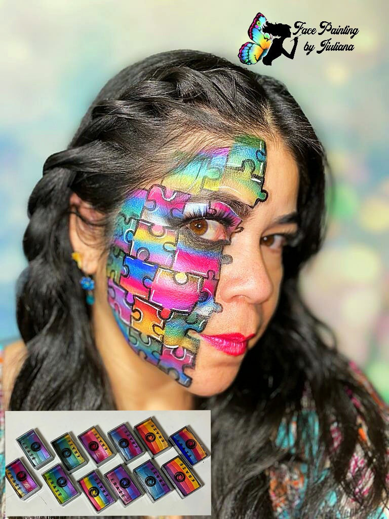 Face Paint Weekly Kraze FX Dome Strokes Kit Giveaway Winners for July 2020