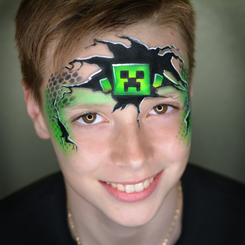 How To Draw Minecraft Creeper Face