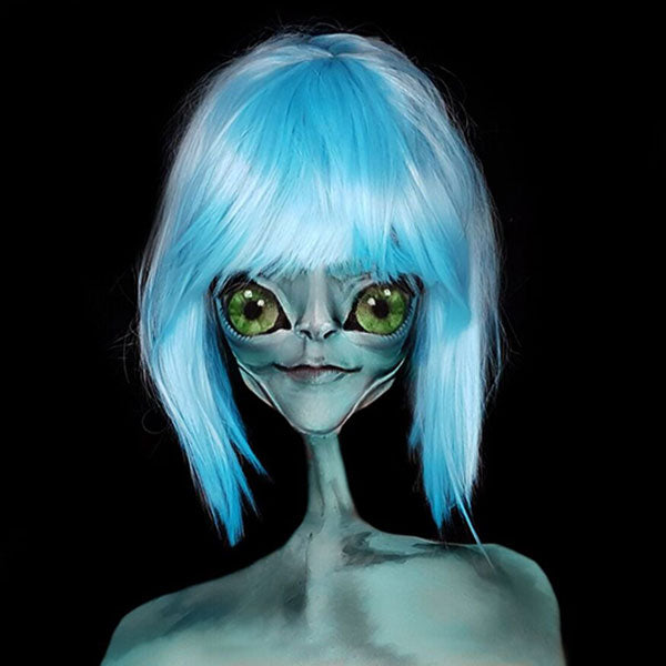 Alien Illusion Face Paint Video by Ana Cedoviste