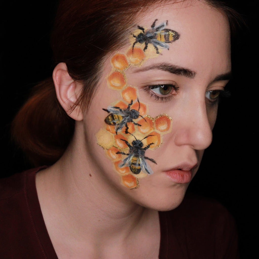 Camouflage Face Paint by Ana Cedoviste 