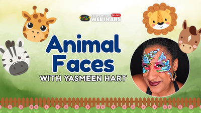 Animal Face Painting Designs with Yasmeen Hart Webinar