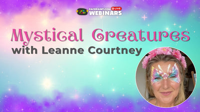 Fast Mystical Face Painting Designs with Leanne Courtney Webinar