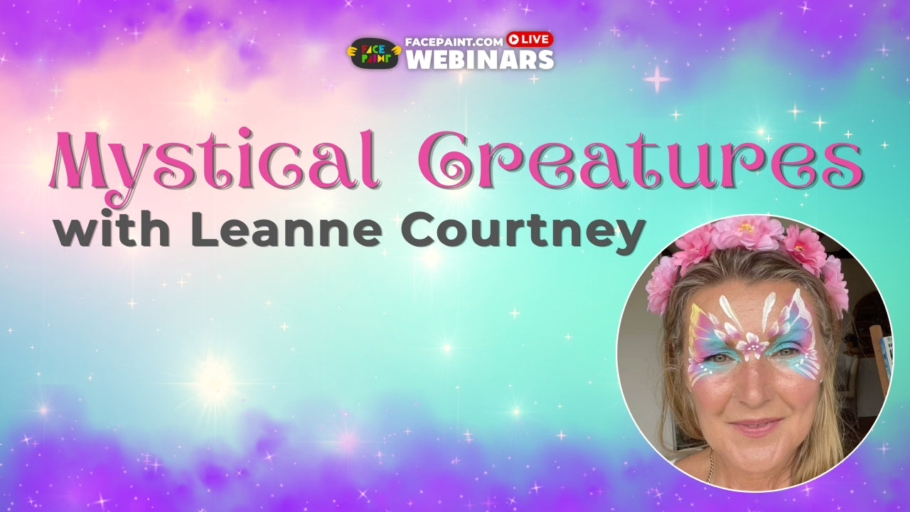 Fast Mystical Face Painting Designs with Leanne Courtney Webinar