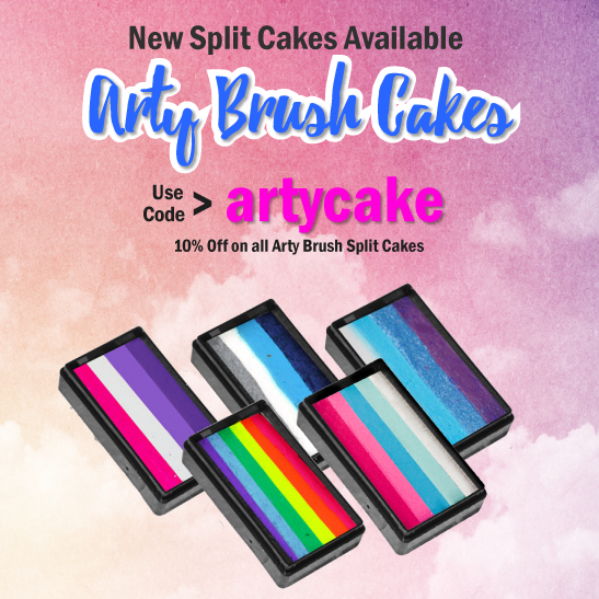 Arty Brush Split Cakes Now Available!