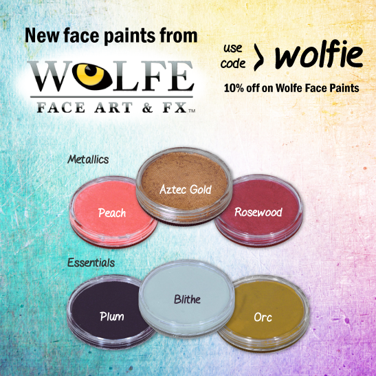 New Wolfe Face Paints Have Arrived!
