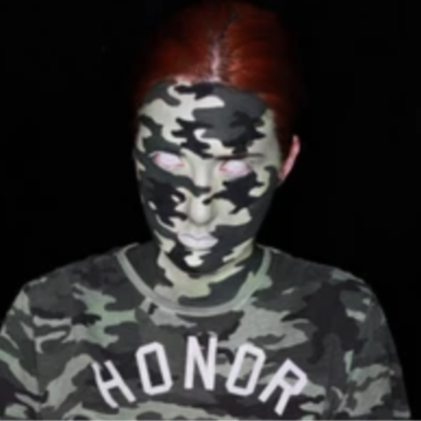 Camouflage Face Paint Video by Ana Cedoviste