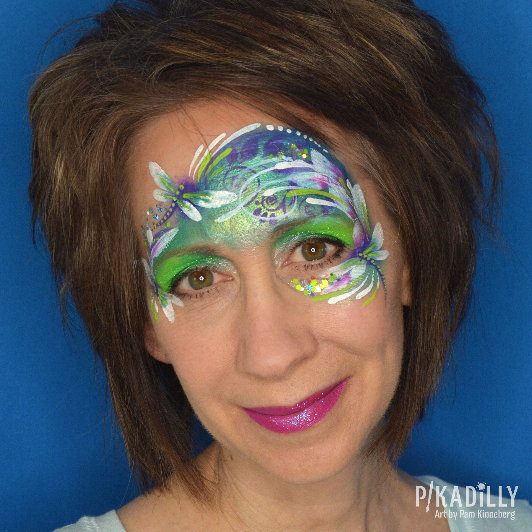 Whimsical Dragonfly Mask by Pam Kinneberg