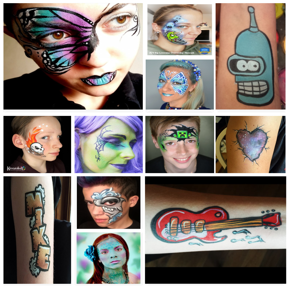 30 Quick & Easy Face Paint Ideas for Teens: Tutorials & Videos