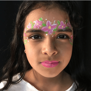 Flower Princess Face Paint Video Tutorial by Kiki