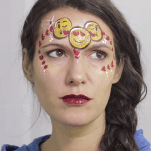 Emojis Love Mask Design Video by Shelley Wapniak