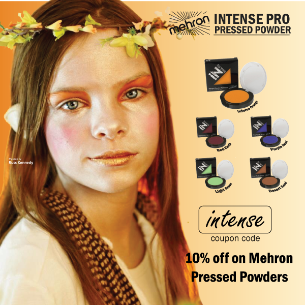 Promotion: 10% Off Mehron INtense Pro Pressed Powder!