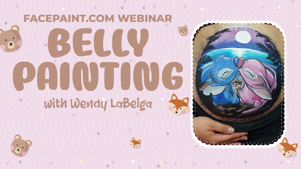 Belly painting OTJ For Baby Showers Webinar with Wendy LaBelga