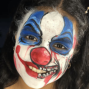 Scary Clown Design Video by Kellie Burrus