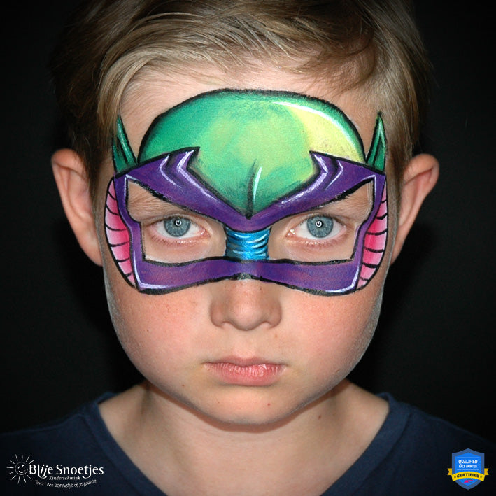 Colorful Piccolo (Dragon Ball) Mask by Annabel Hoogeveen