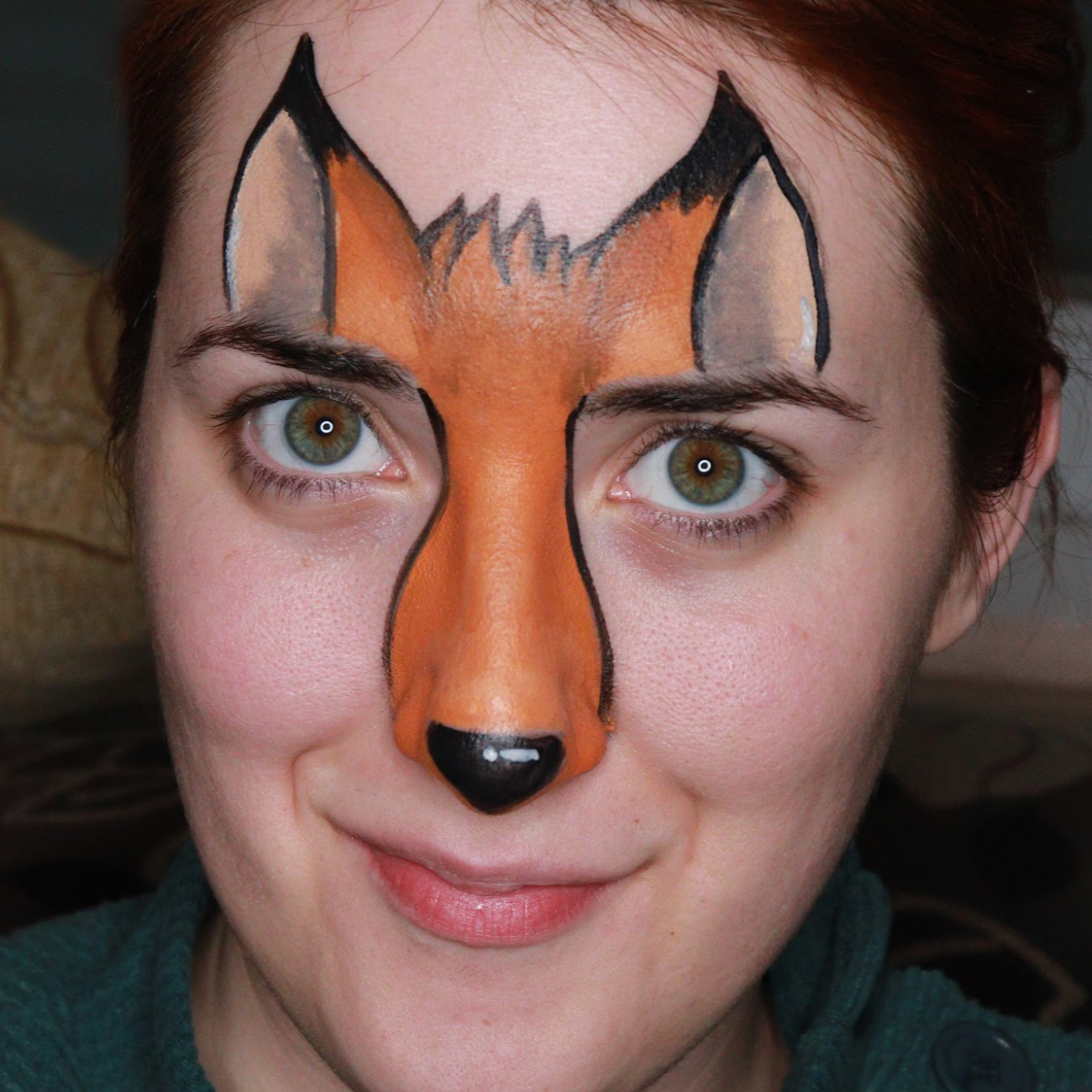 Fox Mask Face Paint Video by Ana Cedoviste
