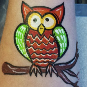 How to Face Paint a Kooky Halloween Owl