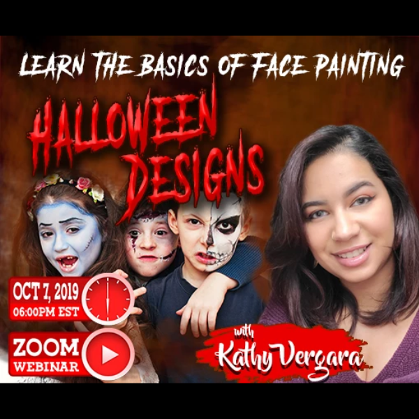 Webinar: How to Face Paint Halloween Designs With Kathy Vergara