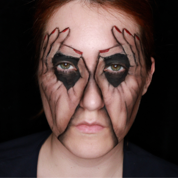 Hand Illusion Face Paint Video by Ana Cedoviste