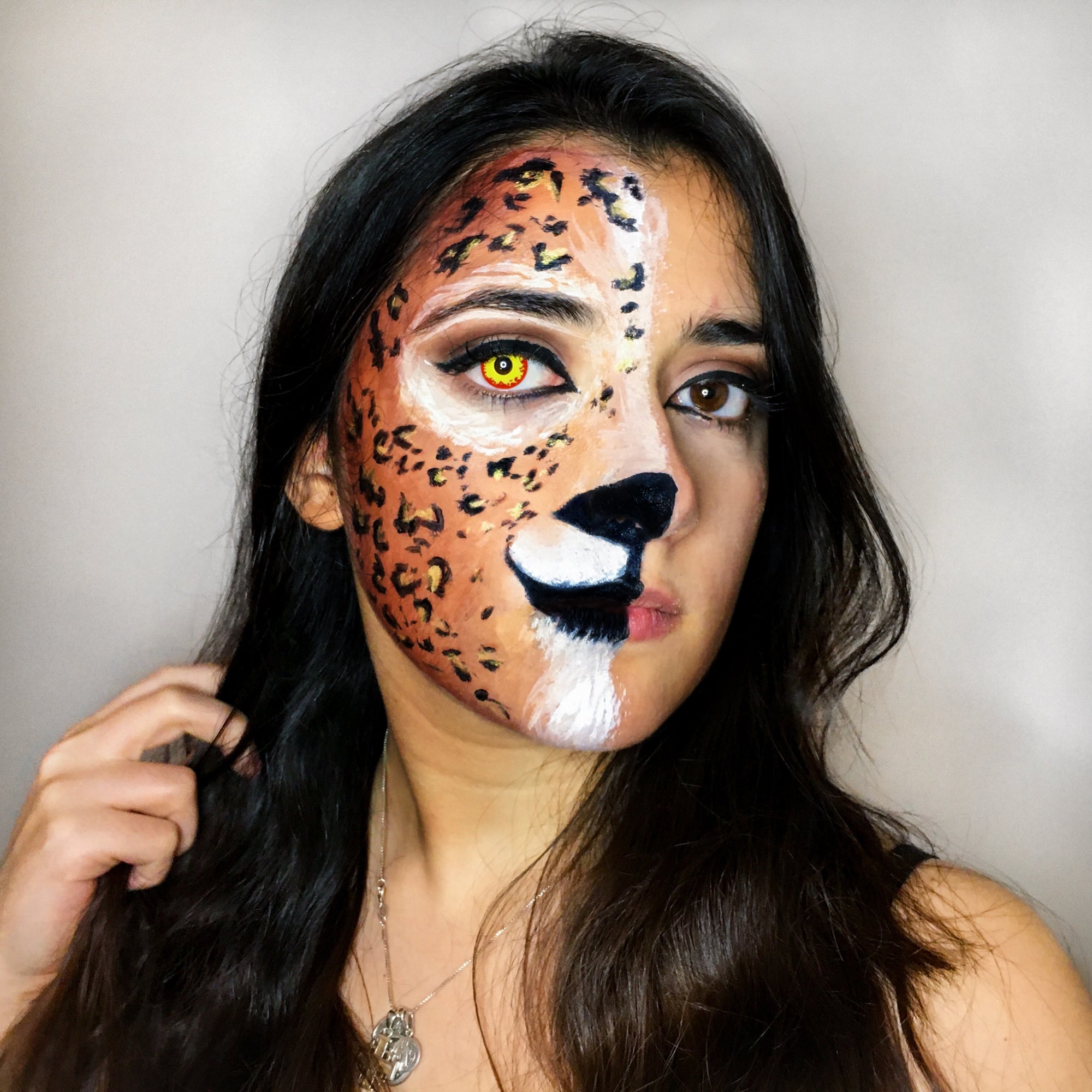 Leopard Half Face Video by Francesca Marchitelli
