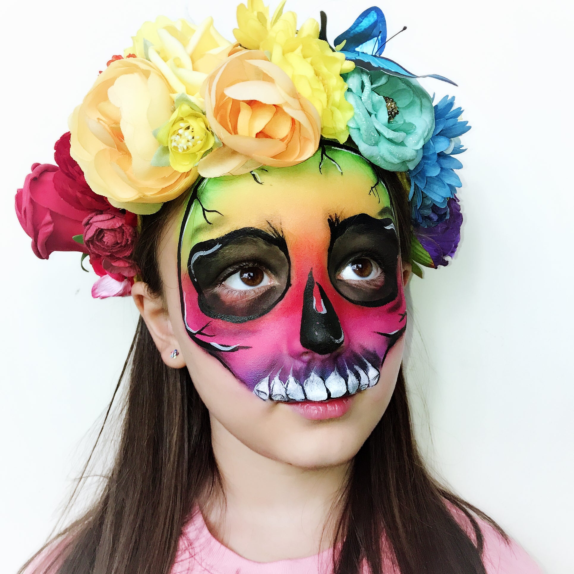 Rainbow Skull by Marina