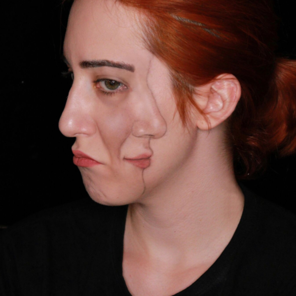 Profile Illusion Face Paint Video by Ana Cedoviste