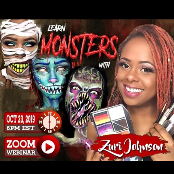 Webinar: Monster Face Paint Designs With Zuri FX