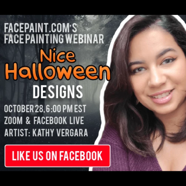 Webinar: How to Face Paint Nice Halloween Designs With Kathy Vergara
