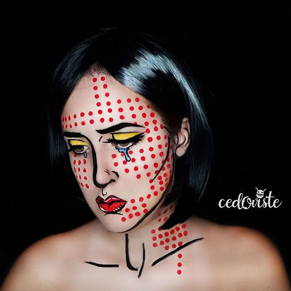 Pop Art Face Paint Video by Ana Cedoviste